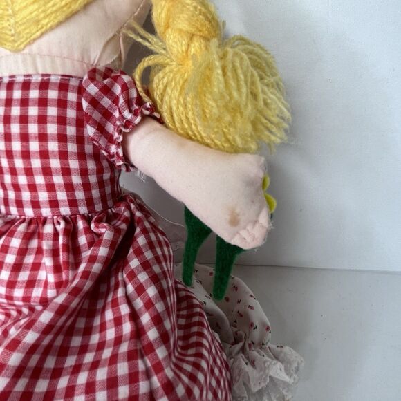 Vintage R. Dakin 1980’s Topsy Turvy Plush Doll Little Red Riding Hood Wolf Toy - Picture 3 of 7